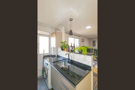 Apartamento para alugar com 37m², 2 quartos e 1 vagaCozinha e Área de Serviço