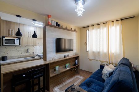 Sala/Cozinha/Área de Serviço  de apartamento à venda com 2 quartos, 47m² em Vila Raquel, São Paulo