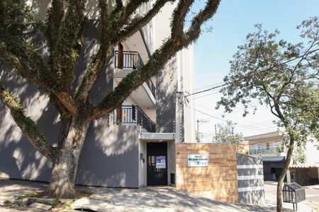 Apartamento à venda com 34m², 2 quartos e sem vagaFachada - Placa instalada no portão do prédio - Código da placa: WYNY-1094