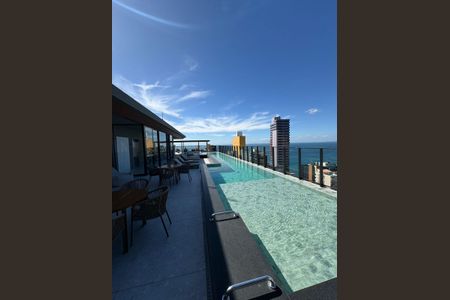 Área externa de apartamento para alugar com 1 quarto, 27m² em Vitória, Salvador