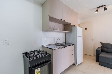 Cozinha de apartamento para alugar com 2 quartos, 34m² em Parque Industrial Tomas Edson, São Paulo
