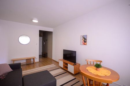 Sala de apartamento à venda com 1 quarto, 55m² em Aclimação, São Paulo