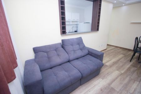 Sala de apartamento para alugar com 2 quartos, 55m² em Parque Sao Vicente, Santo André