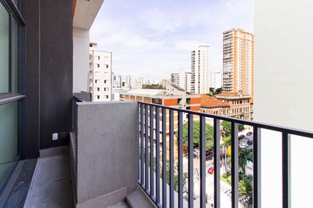 Studio à venda com 27m², 1 quarto e sem vagaVaranda