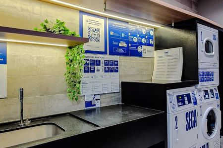 Studio à venda com 27m², 1 quarto e sem vagaLavanderia