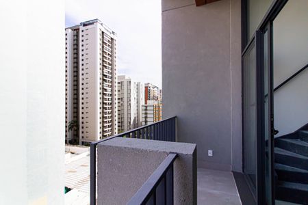 Studio à venda com 27m², 1 quarto e sem vagaVaranda