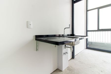 Studio à venda com 27m², 1 quarto e sem vagaCozinha