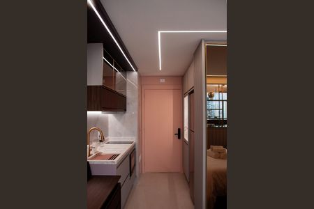 Apartamento para alugar com 34m², 1 quarto e sem vaga Apartamento para alugar com 34m², 1 quarto e sem vagaCozinha