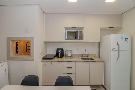 Cozinha de kitnet/studio para alugar com 1 quarto, 28m² em Bom Fim, Porto Alegre