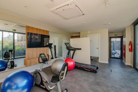 Área comum - Academia de kitnet/studio à venda com 1 quarto, 24m² em Independência, Porto Alegre