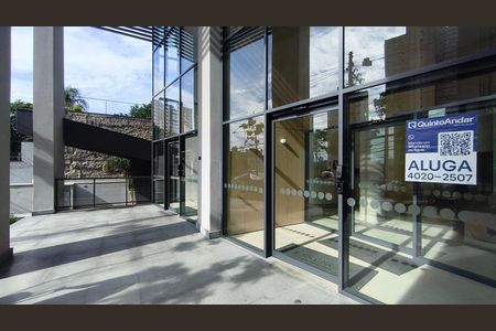 Studio para alugar com 37m², 1 quarto e 1 vagaFachada + Plaquinha