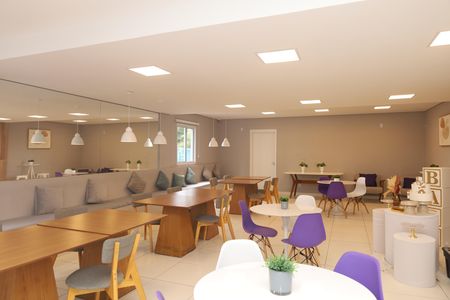Apartamento à venda com 42m², 2 quartos e 1 vagaÁrea comum - Salão de festas