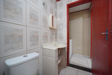 Banheiro da Suíte de kitnet/studio para alugar com 1 quarto, 45m² em Ingleses do Rio Vermelho, Florianópolis