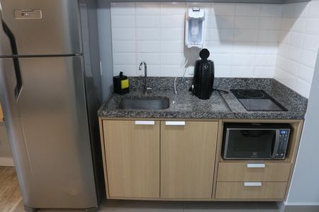 Studio à venda com 27m², 1 quarto e sem vagaCozinha