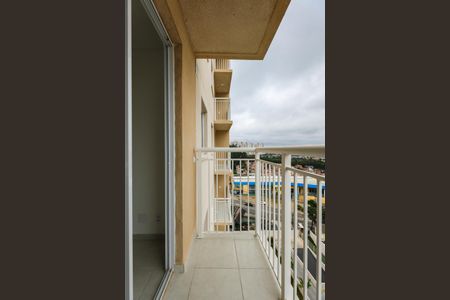 Varanda da Sala de apartamento à venda com 1 quarto, 28m² em Morumbi, São Paulo