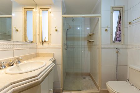 Apartamento para alugar com 190m², 4 quartos e 3 vagasBanheiro da Suíte 3