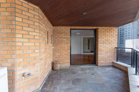 Varanda da Sala de apartamento para alugar com 4 quartos, 190m² em Vila Nova Conceição, São Paulo