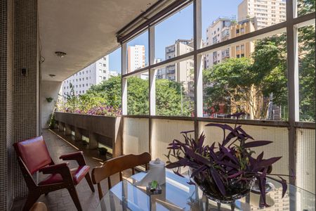 Varanda da Sala e dos Quartos de apartamento para alugar com 3 quartos, 200m² em Bela Vista, São Paulo