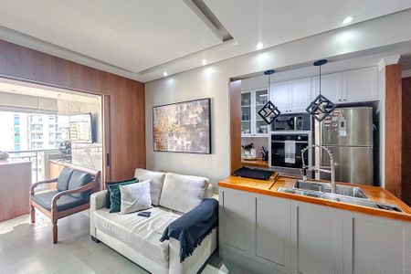 Sala de apartamento à venda com 2 quartos, 69m² em Chácara Seis de Outubro, São Paulo