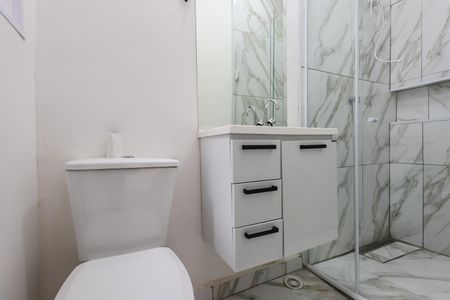 Casa para alugar com 75m², 2 quartos e sem vaga Casa para alugar com 75m², 2 quartos e sem vagaBanheiro da Suíte 1