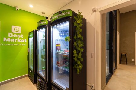Studio para alugar com 26m², 1 quarto e sem vaga Studio para alugar com 26m², 1 quarto e sem vagaÁrea comum - Mercadinho