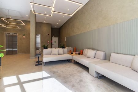 Studio para alugar com 26m², 1 quarto e sem vaga Studio para alugar com 26m², 1 quarto e sem vagaÁrea comum - Hall Social