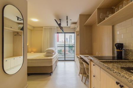 Kitnet/Studio de kitnet/studio para alugar com 1 quarto, 26m² em Pinheiros, São Paulo