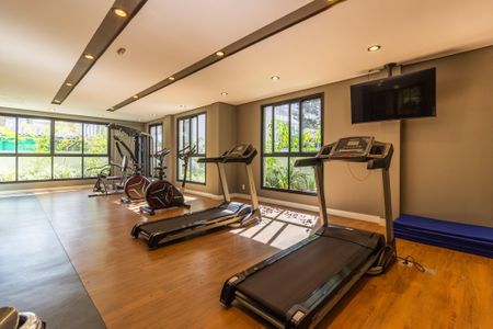 Studio para alugar com 26m², 1 quarto e sem vaga Studio para alugar com 26m², 1 quarto e sem vagaÁrea comum - Academia