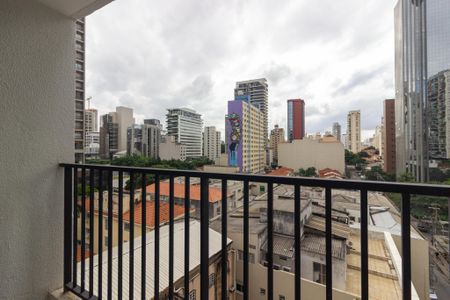 Vista/Varanda de kitnet/studio para alugar com 1 quarto, 26m² em Pinheiros, São Paulo