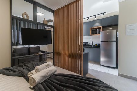Studio para alugar com 26m², 1 quarto e 1 vagaSala/Quarto