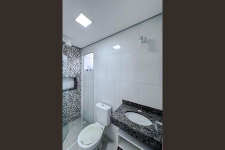 Banheiro de kitnet/studio para alugar com 1 quarto, 38m² em Tatuapé, São Paulo