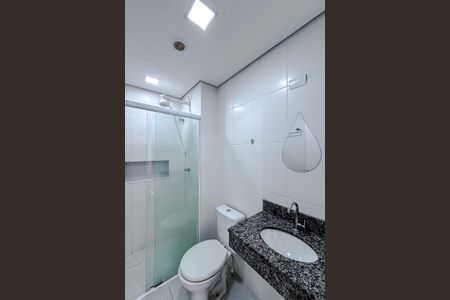 Banheiro de kitnet/studio para alugar com 1 quarto, 39m² em Tatuapé, São Paulo