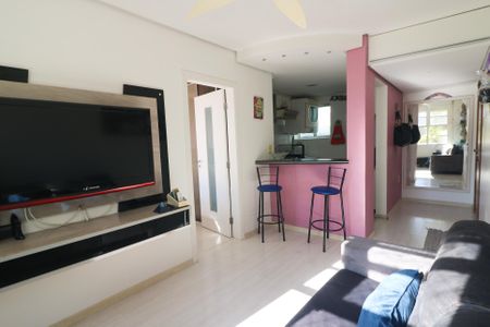 Sala de apartamento à venda com 1 quarto, 45m² em Cristal, Porto Alegre