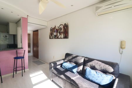 Sala de apartamento à venda com 1 quarto, 45m² em Cristal, Porto Alegre