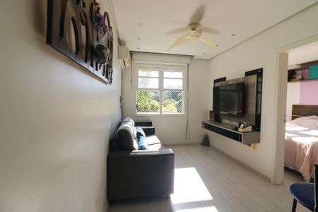 Sala de apartamento à venda com 1 quarto, 45m² em Cristal, Porto Alegre