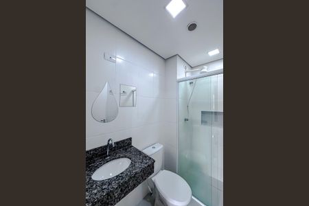 Banheiro de kitnet/studio para alugar com 1 quarto, 39m² em Tatuapé, São Paulo