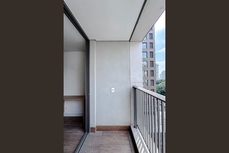Studio para alugar com 23m², 1 quarto e sem vagaVaranda