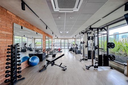 Apartamento para alugar com 23m², 1 quarto e sem vaga Apartamento para alugar com 23m², 1 quarto e sem vagaÁrea comum - Academia