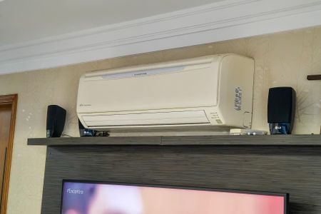 Sala de apartamento para alugar com 3 quartos, 131m² em Guilhermina, Praia Grande