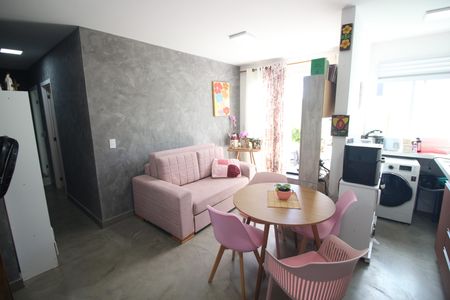 Sala de apartamento para alugar com 1 quarto, 45m² em Santa Maria, Belo Horizonte