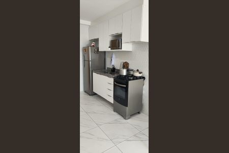 Cozinha de apartamento à venda com 2 quartos, 44m² em Vila Alpina, São Paulo