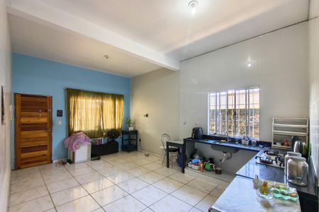 Sala/Cozinha de casa para alugar com 2 quartos, 84m² em Anhanguera, Praia Grande