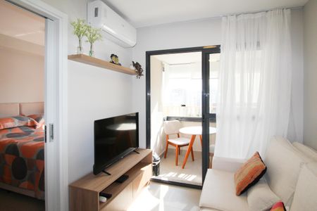 Sala de apartamento à venda com 1 quarto, 27m² em Vila Olímpia, São Paulo
