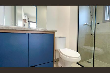 Studio para alugar com 26m², 1 quarto e sem vaga Studio para alugar com 26m², 1 quarto e sem vagaBanheiro da Suíte