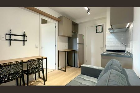 Studio para alugar com 26m², 1 quarto e sem vaga Studio para alugar com 26m², 1 quarto e sem vagaSala