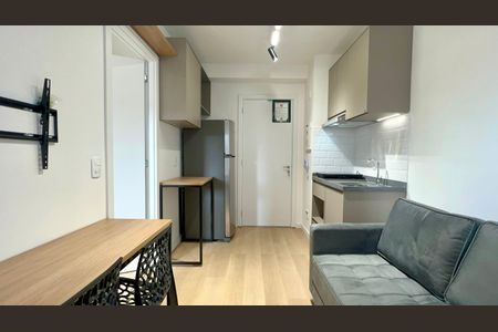 Studio para alugar com 26m², 1 quarto e sem vaga Studio para alugar com 26m², 1 quarto e sem vagaSala