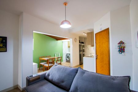 Sala de apartamento para alugar com 2 quartos, 47m² em Vila Valparaíso, Santo André
