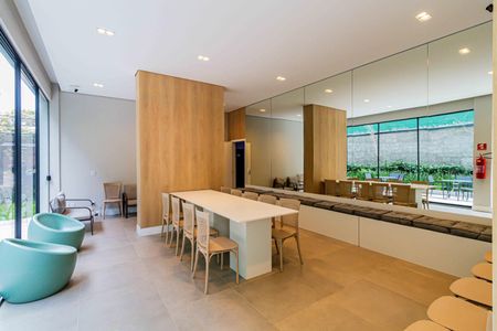 Apartamento para alugar com 31m², 1 quarto e sem vagaÁrea comum - Salão de festas