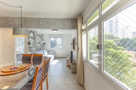 Sala de apartamento para alugar com 1 quarto, 64m² em Itaim Bibi, São Paulo