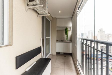 Varanda da Sala de apartamento à venda com 1 quarto, 41m² em Centro Histórico de São Paulo, São Paulo